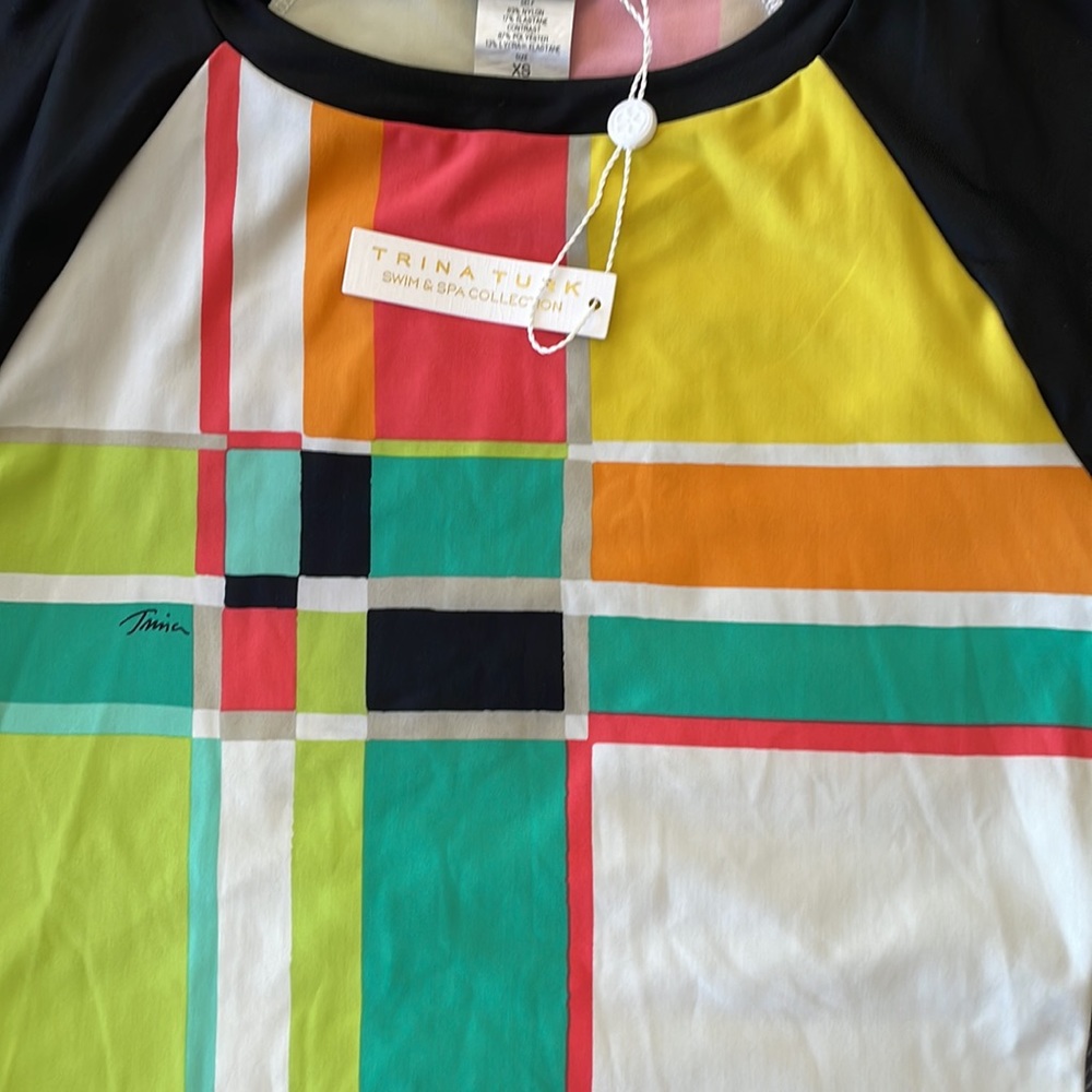women’s Trina Turk swim top size xs - Picture 4 of 5
